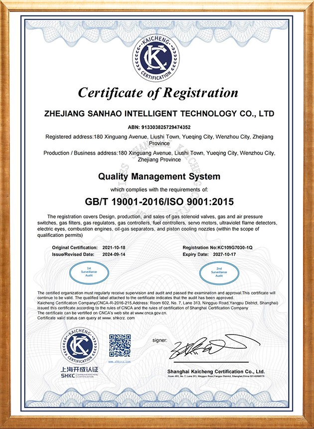 质量管理体系认证英文版